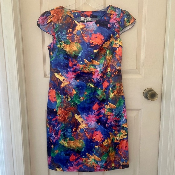 NWT Multicoloured Form Dress - Picture 1 of 4